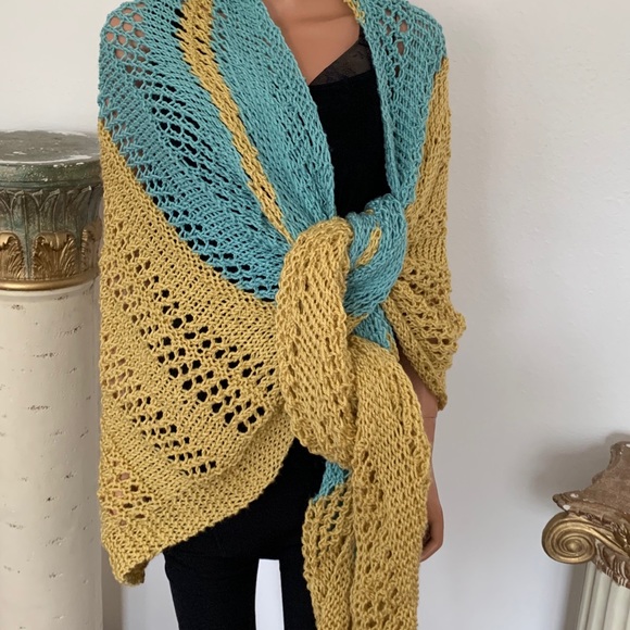 Hand Knits 2 Love Extra Big Shawl Designer Fashion